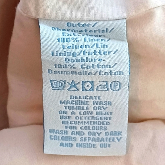 Boden 100% Linen Floral Print Sz 6R Midi Dress - Picture 11 of 11